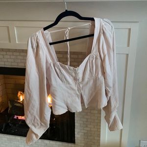 Free people never worn size S top